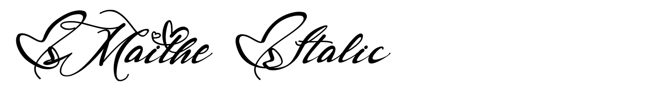 Maithe Italic